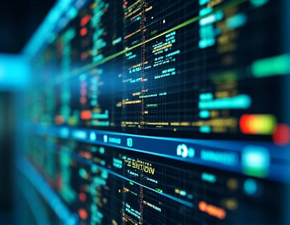 AI-powered fraud detection system monitoring real-time financial transactions